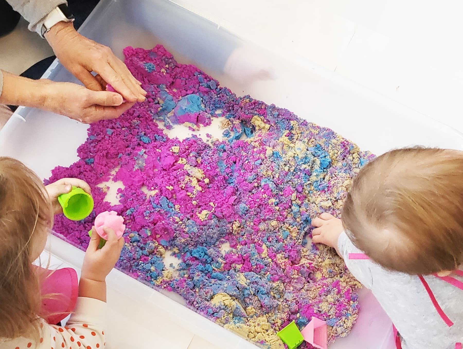 Sensory play at PLAYDAY Grown Up and Me