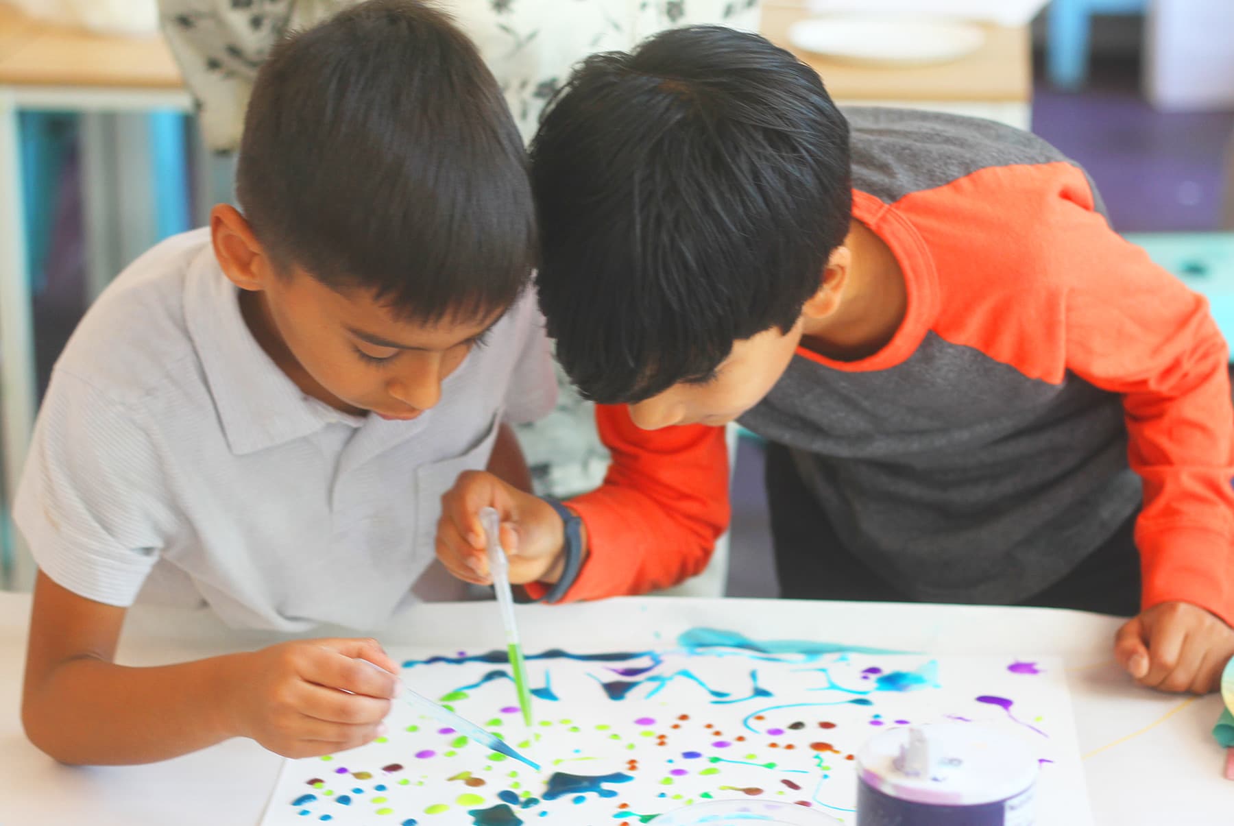 Watercolour painting at PLAYDAY